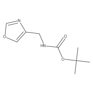 tert-Butyl (oxazol-4-ylmethyl)carbamate Structure