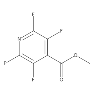 Methyl 2,3,5,6-tetrafluoro-4-pyridinecarboxylate结构式