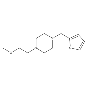 1-(2-Methoxyethyl)-4-(2-furylmethyl)piperazine结构式