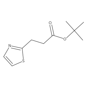 tert-Butyl3-(thiazol-2-yl)propanoate结构式