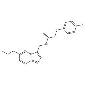 N-((6-ethoxy-[1,2,4]triazolo[4,3-b]pyridazin-3-yl)methyl)-2-(4-fluorophenoxy)acetamide Structure
