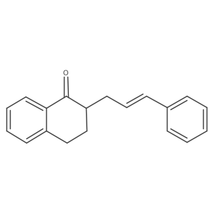 3,4-Dihydro-2-(3-phenyl-2-propen-1-yl)-1(2H)-naphthalenone Structure