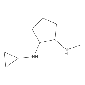 N1-cyclopropyl-N2-methylcyclopentane-1,2-diamine结构式