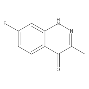 7-Fluoro-3-methyl-1,4-dihydrocinnolin-4-one结构式