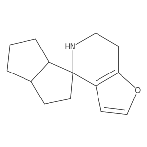 3',3'a,4',5',6,6',6'a,7-octahydro-2'H,5H-spiro[furo[3,2-c]pyridine-4,1'-pentalene]结构式