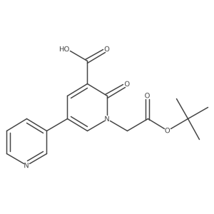 1-[2-(Tert-butoxy)-2-oxoethyl]-6-oxo-1,6-dihydro-[3,3'-bipyridine]-5-carboxylic acid结构式