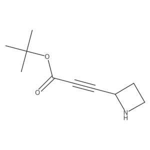 Tert-butyl 3-(azetidin-2-yl)prop-2-ynoate Structure