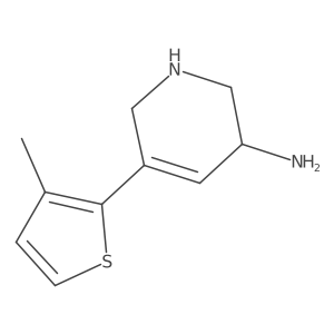 5-(3-Methylthiophen-2-yl)-1,2,3,6-tetrahydropyridin-3-amine结构式