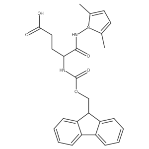 4-[(2,5-dimethyl-1H-pyrrol-1-yl)carbamoyl]-4-({[(9H-fluoren-9-yl)methoxy]carbonyl}amino)butanoic acid结构式