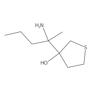 3-(2-Aminopentan-2-yl)thiolan-3-ol结构式