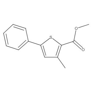 Methyl 3-methyl-5-phenylthiophene-2-carboxylate Structure
