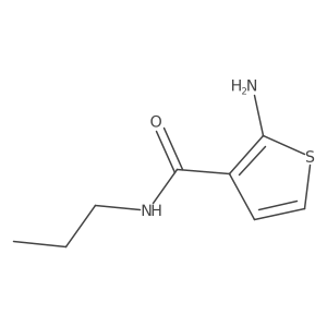 2-amino-N-propylthiophene-3-carboxamide Structure