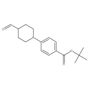 Tert-butyl 4-(4-formylpiperidin-1-yl)benzoate Structure
