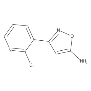 3-(2-Chloropyridin-3-yl)-1,2-oxazol-5-amine结构式