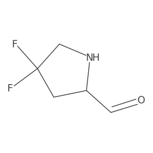 (R)-4,4-Difluoropyrrolidine-2-carbaldehyde Structure