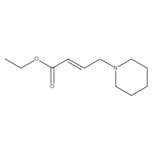 Ethyl (2E)-4-(piperidin-1-yl)but-2-enoate Structure