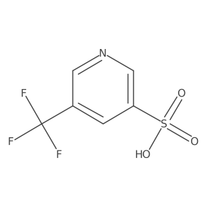 5-(Trifluoromethyl)pyridine-3-sulfonic acid Structure