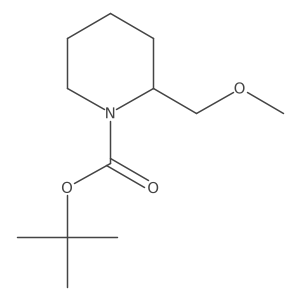 (S)-Tert-butyl 2-(methoxymethyl)piperidine-1-carboxylate Structure