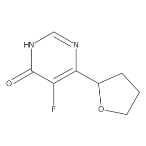 5-Fluoro-6-(oxolan-2-yl)-3,4-dihydropyrimidin-4-one Structure