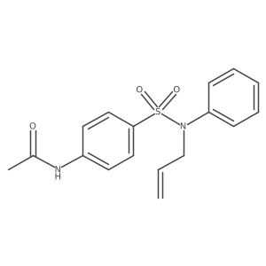 N-{4-[phenyl(prop-2-en-1-yl)sulfamoyl]phenyl}acetamide Structure