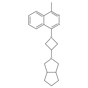 1-Methyl-4-(3-{octahydrocyclopenta[c]pyrrol-2-yl}azetidin-1-yl)phthalazine Structure