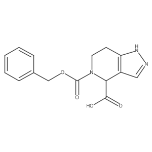 5-[(benzyloxy)carbonyl]-2H,4H,5H,6H,7H-pyrazolo[4,3-c]pyridine-4-carboxylic acid Structure
