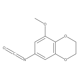 7-Isocyanato-5-methoxy-2,3-dihydro-1,4-benzodioxine Structure