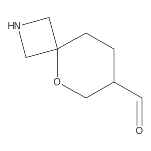 5-Oxa-2-azaspiro[3.5]nonane-7-carbaldehyde结构式
