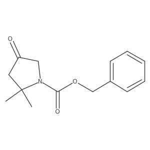 Benzyl 2,2-dimethyl-4-oxopyrrolidine-1-carboxylate Structure