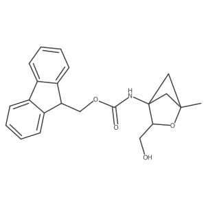 (9H-fluoren-9-yl)methyl N-[3-(hydroxymethyl)-1-methyl-2-oxabicyclo[2.1.1]hexan-4-yl]carbamate Structure