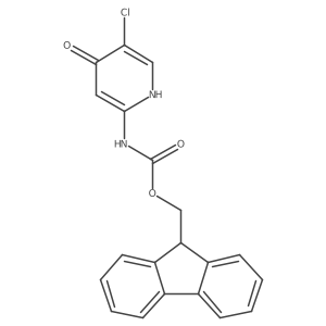 (9H-fluoren-9-yl)methyl N-(5-chloro-4-hydroxypyridin-2-yl)carbamate Structure