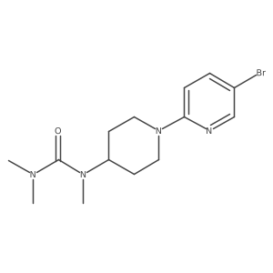 1-[1-(5-Bromopyridin-2-yl)piperidin-4-yl]-1,3,3-trimethylurea结构式
