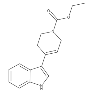 ethyl 4-(1H-indol-3-yl)-5,6-dihydropyridine-1(2H)-carboxylate Structure
