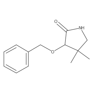 3-(Benzyloxy)-4,4-dimethylpyrrolidin-2-one结构式
