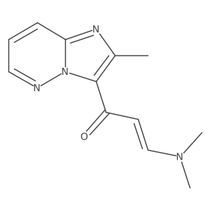 3-(Dimethylamino)-1-(2-methylimidazo[1,2-b]pyridazin-3-yl)-2-propen-1-one结构式