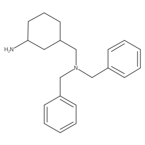 3-[(Dibenzylamino)methyl]cyclohexanamine Structure