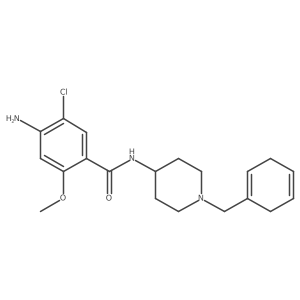 4-Amino-5-chloro-N-[1-(1,4-cyclohexadien-1-ylmethyl)-4-piperidinyl]-2-methoxybenzamide Structure