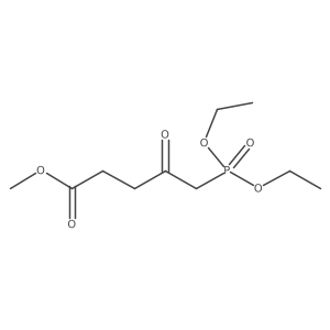 Methyl 5-diethoxyphosphoryl-4-oxo-pentanoate结构式