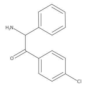 2-Amino-1-(4-chlorophenyl)-2-phenylethanone Structure