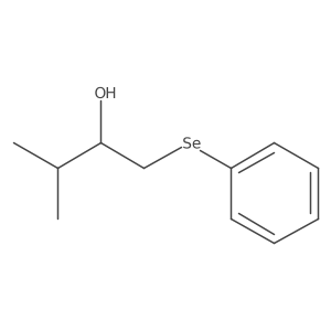 (2S)-3-Methyl-1-(phenylselanyl)butan-2-ol结构式