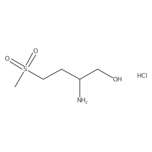 (2S)-2-amino-4-methanesulfonylbutan-1-ol hydrochloride Structure