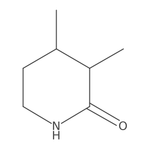 3,4-Dimethylpiperidin-2-one Structure