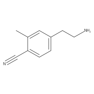 4-(2-Amino-ethyl)-2-methyl-benzonitrile Structure