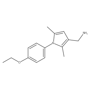 ([1-(4-Ethoxyphenyl)-2,5-dimethyl-1H-pyrrol-3-YL]methyl)amine Structure