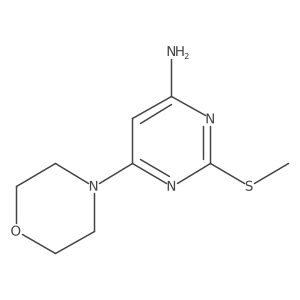2-(Methylsulfanyl)-6-(morpholin-4-yl)pyrimidin-4-amine Structure