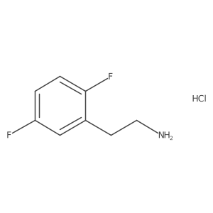 2-(2,5-Difluorophenyl)ethan-1-amine hydrochloride Structure