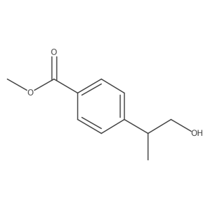 Methyl 4-(1-hydroxypropan-2-yl)benzoate结构式