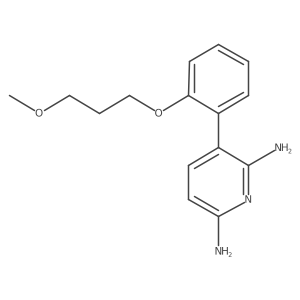 3-[2-(3-Methoxypropoxy)phenyl]pyridine-2,6-diamine结构式