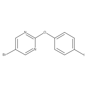 5-Bromo-2-(4-iodo-phenoxy)-pyrimidine结构式