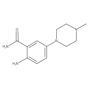 2-Amino-5-(4-methyl-piperazin-1-yl)-benzamide结构式